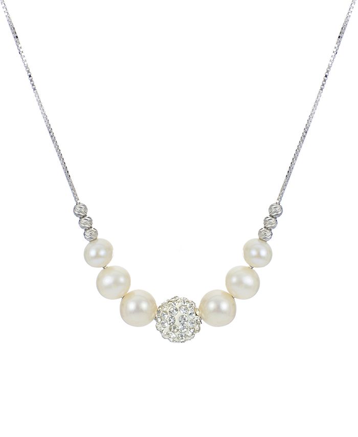 Macy's cultured freshwater pearls discount