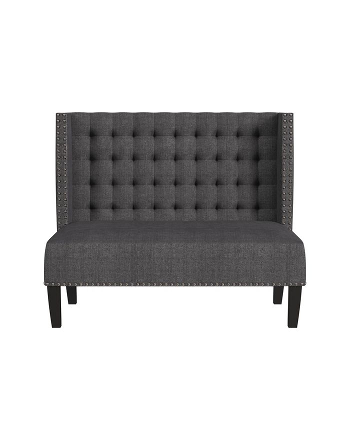 Homefare Tufted Nailhead Trim Entryway Bench Macy's