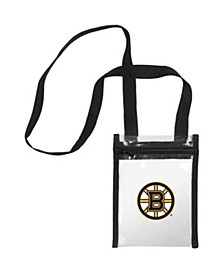 Women's Boston Bruins To Go Clear Crossbody Tote Bag