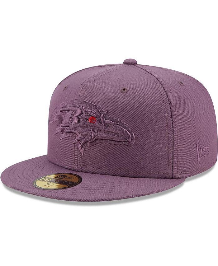 Men's New Era Pink Baltimore Ravens Color Pack 59FIFTY Fitted Hat