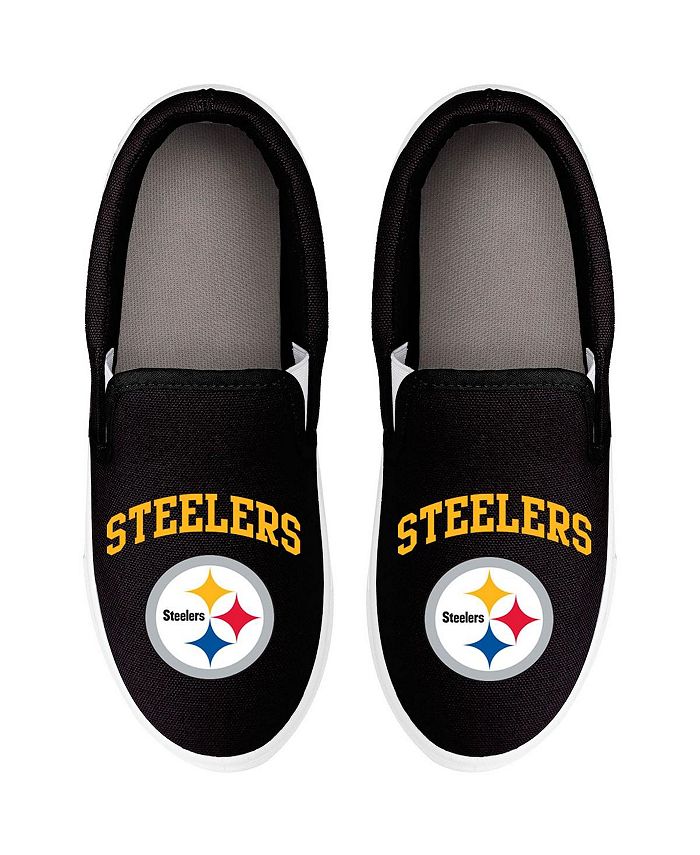 FOCO Women's Pittsburgh Steelers Big Logo Slip-On Sneakers - Macy's