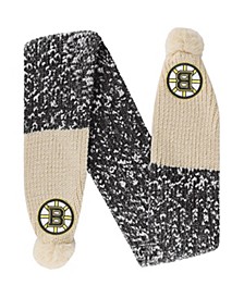 Women's Boston Bruins Confetti Scarf with Pom