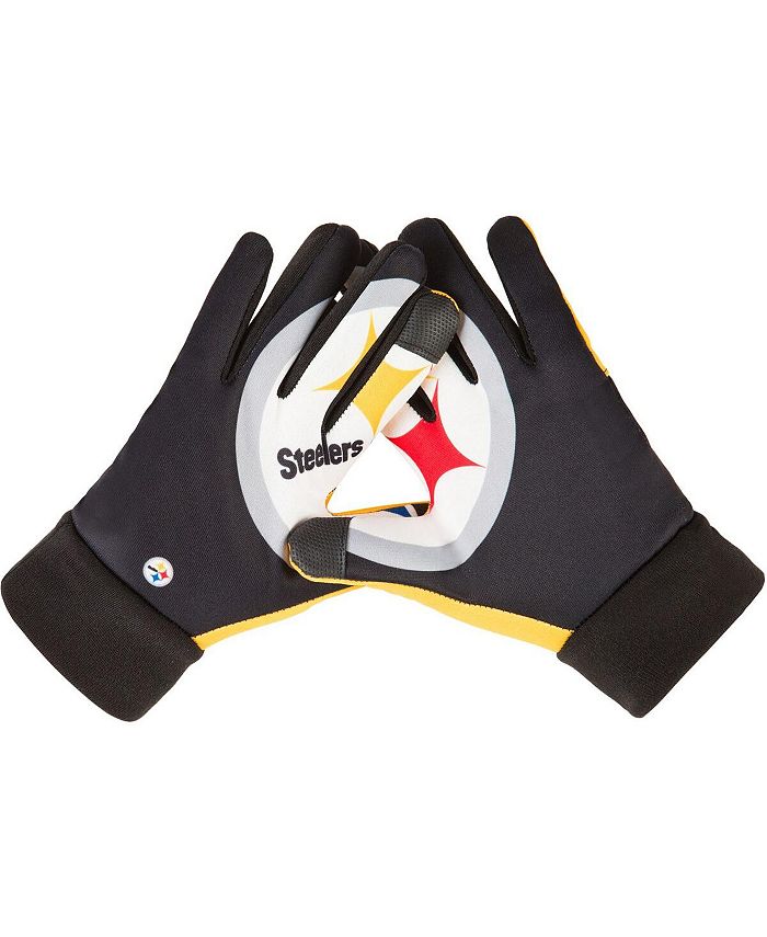 FOCO Men s Pittsburgh Steelers Palm Logo Texting Gloves Macy s