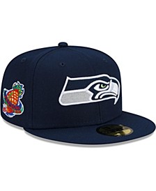 Men's College Navy Seattle Seahawks Patch Up 1988 Pro Bowl 59FIFTY Fitted Hat