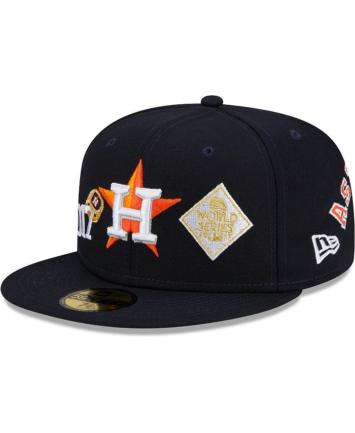 Houston Astros New Era 2017 World Series Champions Count the Rings 59FIFTY  Fitted Hat - Navy