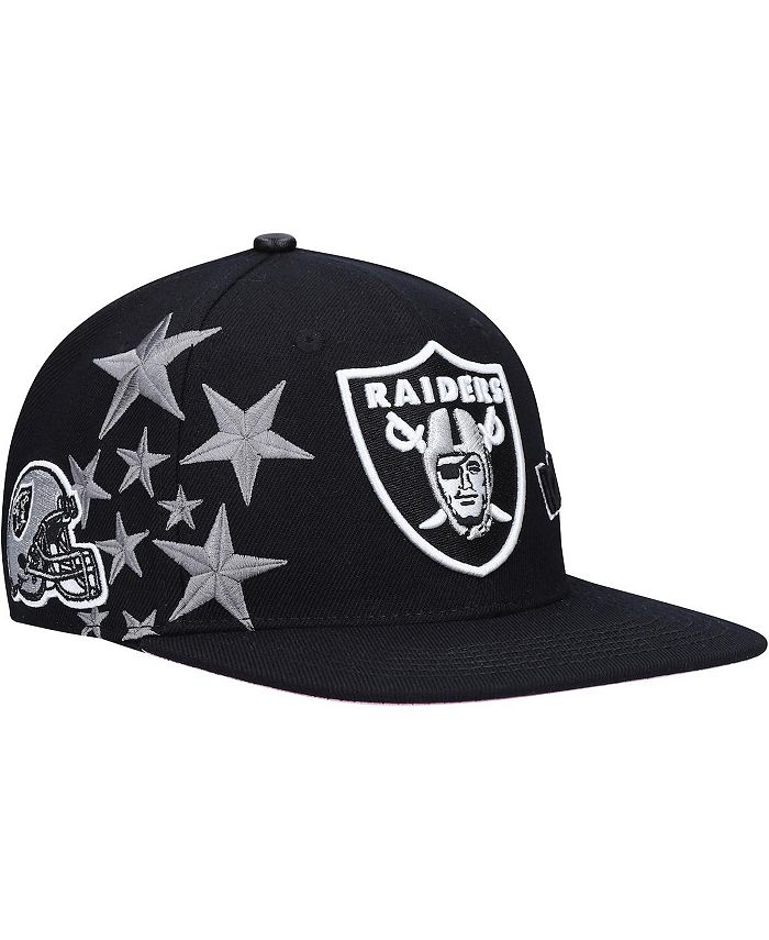 Pro Standard Men's Black, Pink Las Vegas Raiders Stars Snapback Hat - Macy's