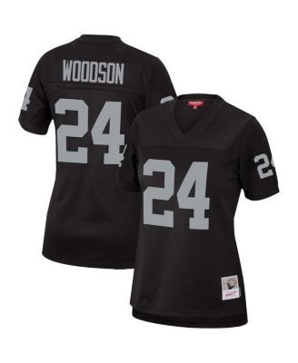 Women's Charles Woodson Black Las Vegas Raiders Legacy Replica Team Jersey