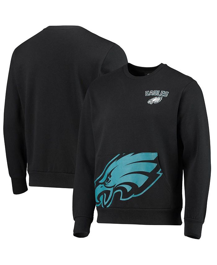 FOCO Men's Black Philadelphia Eagles Pocket Pullover Sweater - Macy's