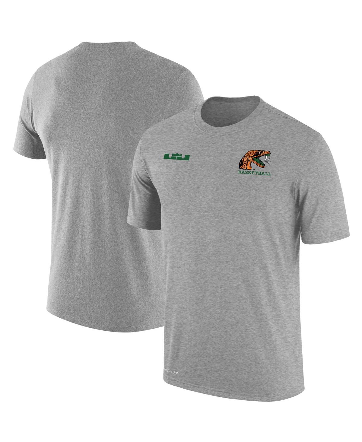 Men's Nike x LeBron JamesFlorida A&M Rattlers Collection Performance T-shirt - Gray