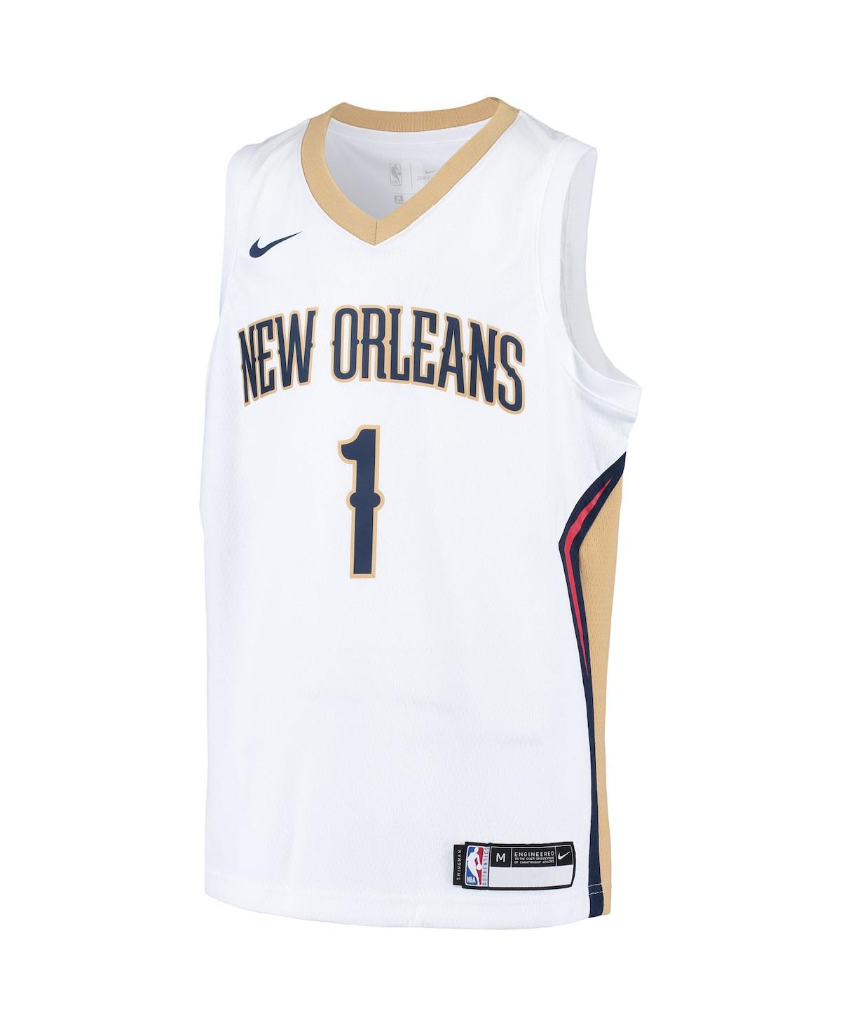 Big Boys Nike Zion WilliamsonNew Orleans Pelicans Swingman Player Jersey - Association Edition - White