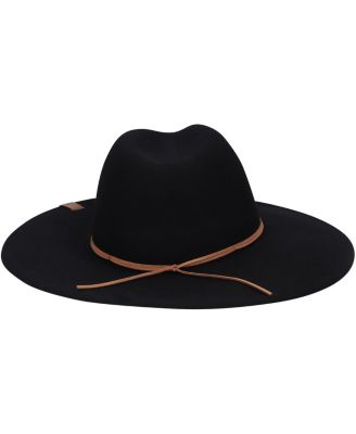 Women's Black Seattle Seahawks Willow Wide Brim Fedora