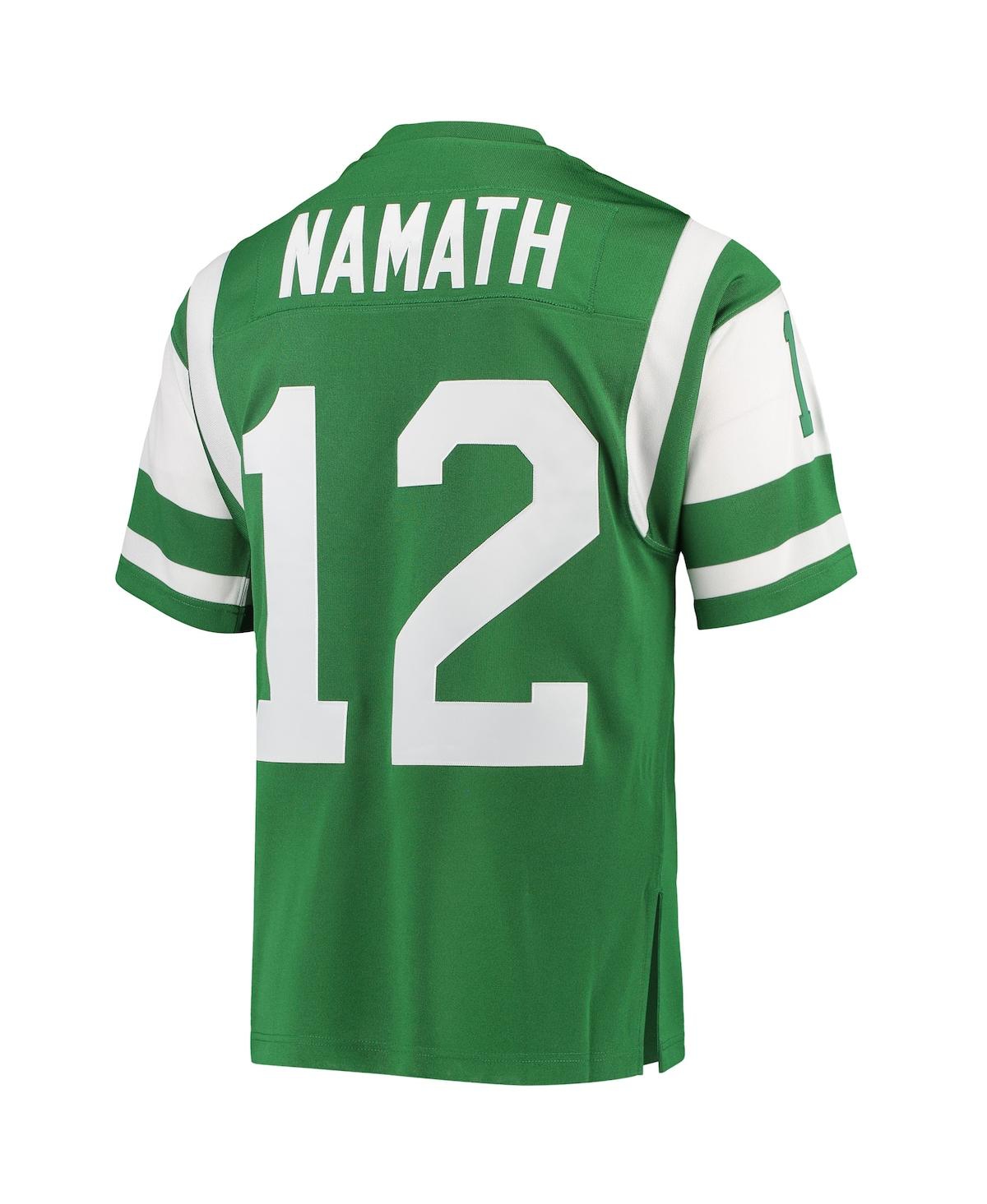 Men's Mitchell & Ness Joe NamathNew York Jets Authentic Retired Player Jersey - Green