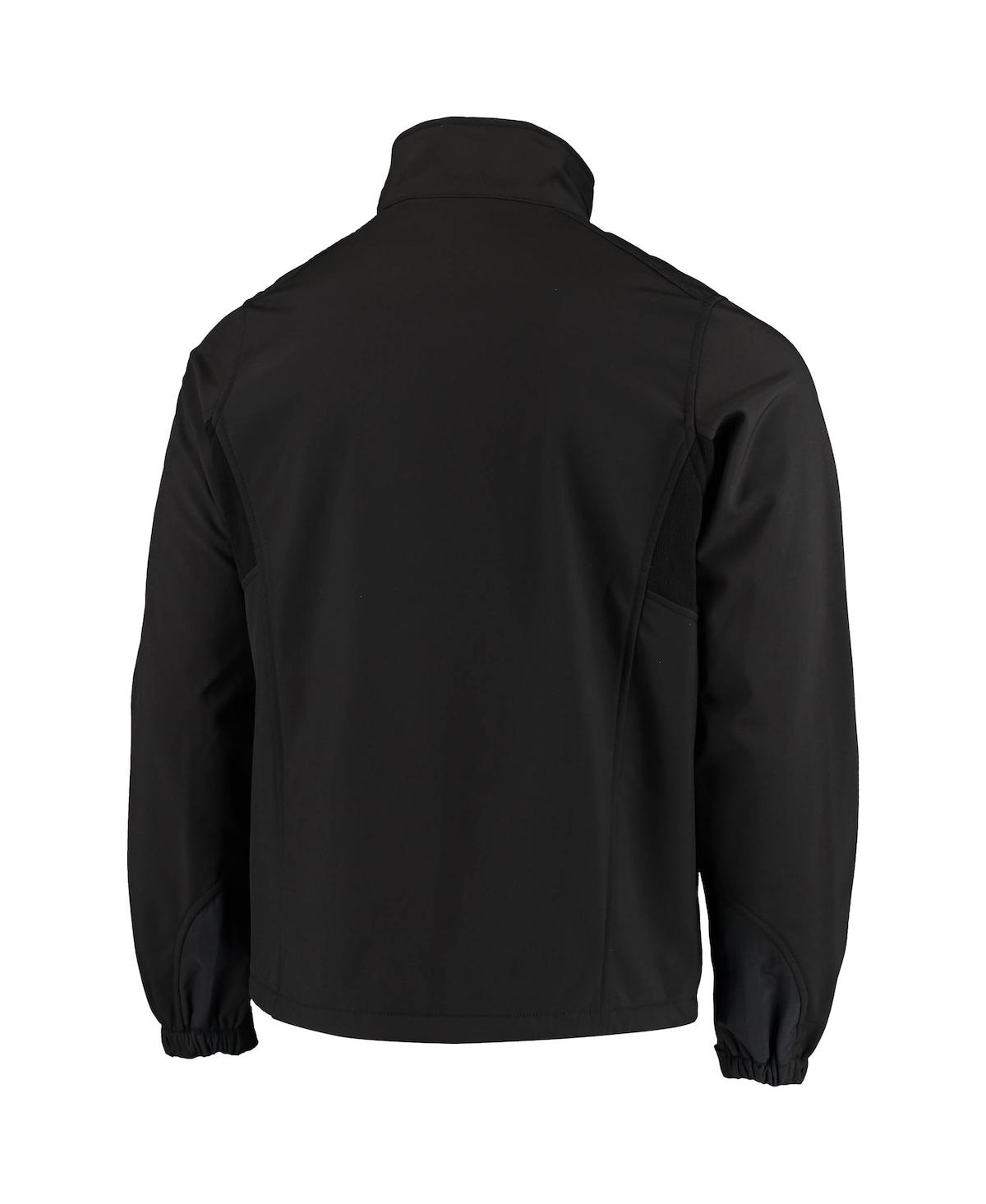 Dunbrooke Black Pittsburgh Steelers Circle Softshell Fleece Full-zip Jacket In Black
