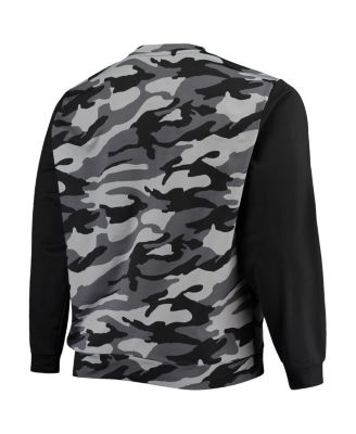 Men's Black Las Vegas Raiders Camo Long Sleeve T-shirt
