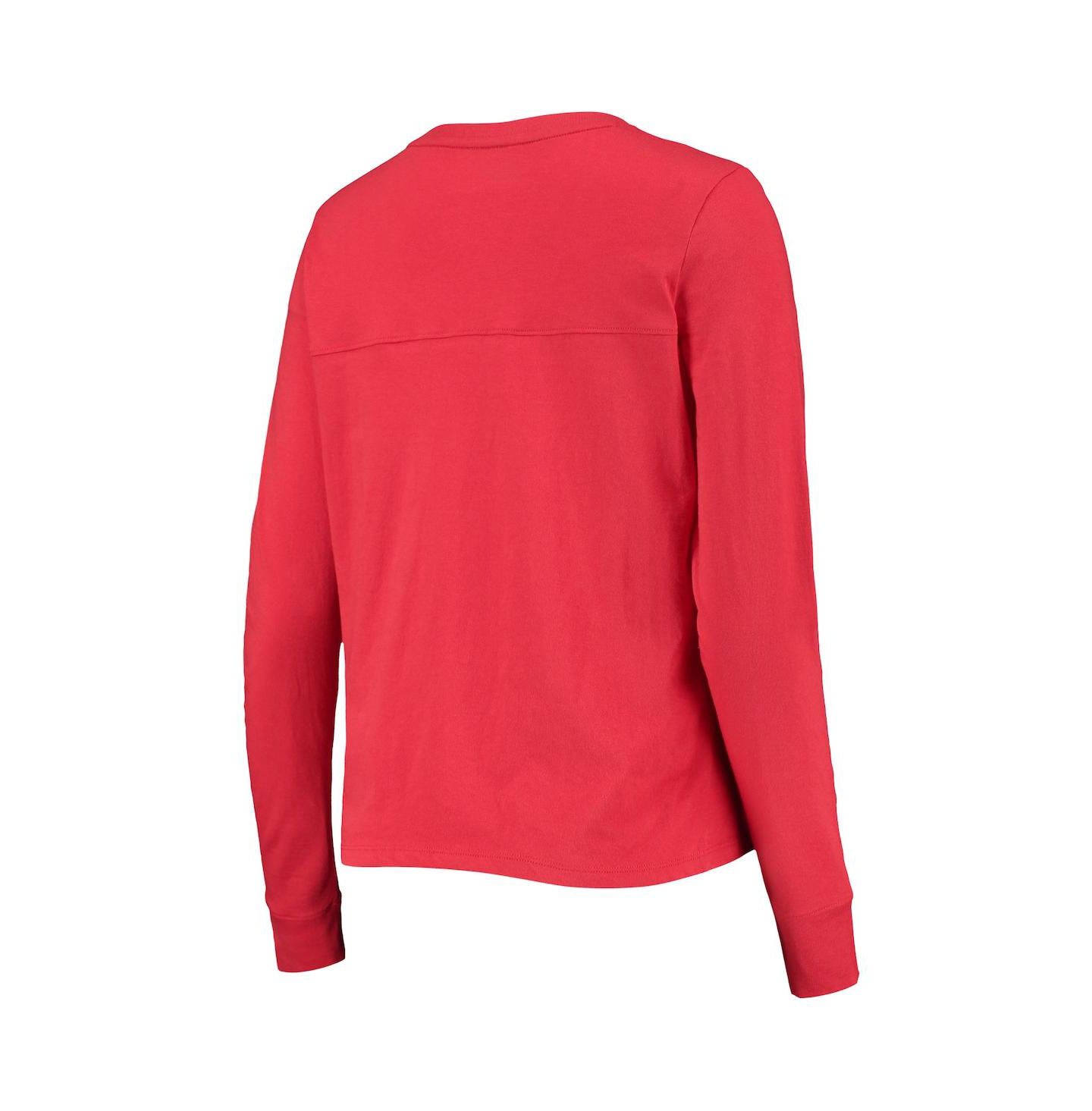 Женская футболка Under Armour Red Cincinnati Bearcats Cincy Long Sleeve — фото 4