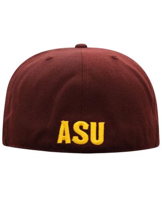 Men's Maroon Arizona State Sun Devils Team Color Fitted Hat