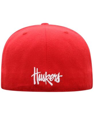 Men's Scarlet Nebraska Huskers Team Color Fitted Hat