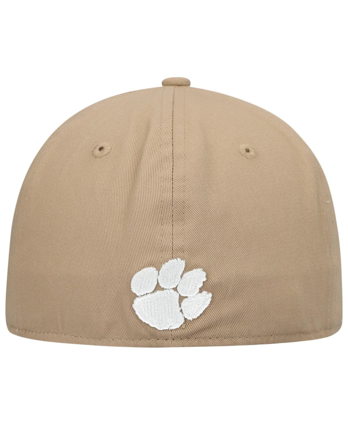 Men's New EraClemson Tigers Camel & Rifle 59FIFTY Fitted Hat - Tan