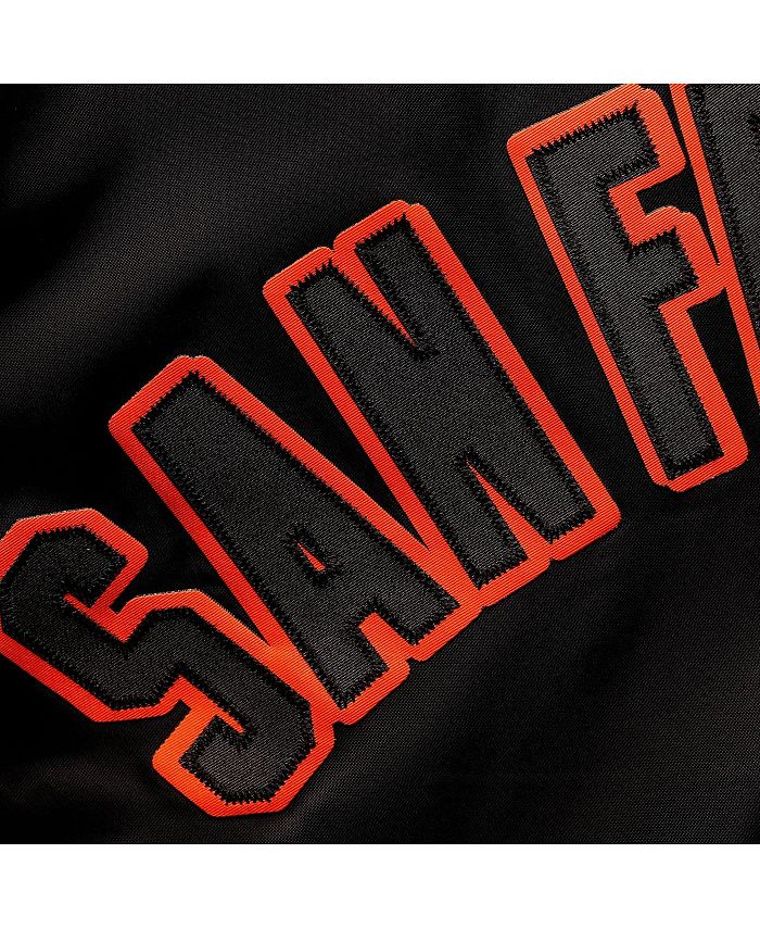 Pro Standard Men's Black Los Angeles Dodgers Wordmark Satin Full-Snap Jacket