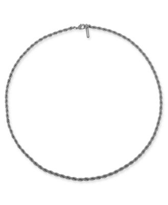 DKNY - Men's Silver-Tone Chain Necklace