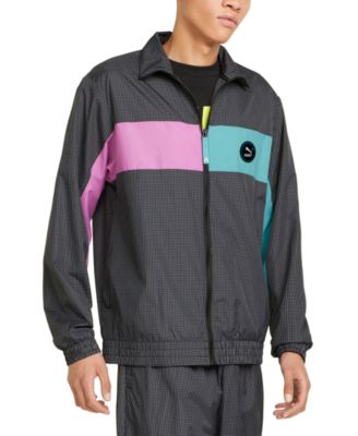 puma men's colorblocked track jacket