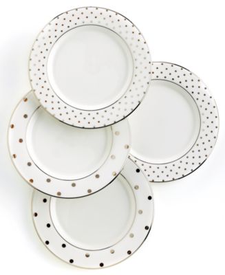 Kate spade polka dot plates best sale