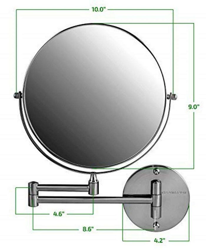 OVENTE 9" Wall Mount Mirror Macy's