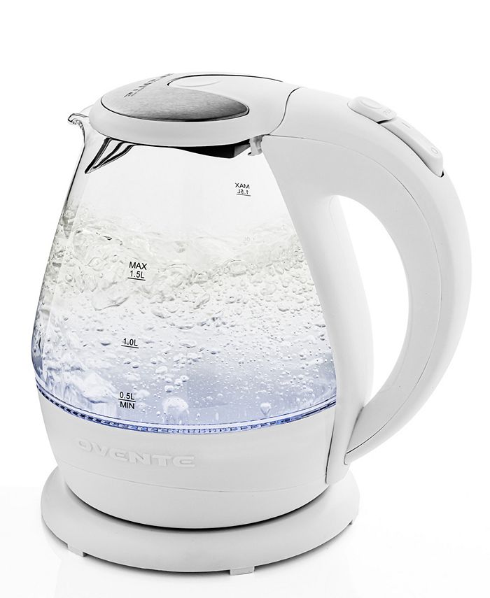 Ovente Electric Hot Water Kettle, 1.8 L - Red