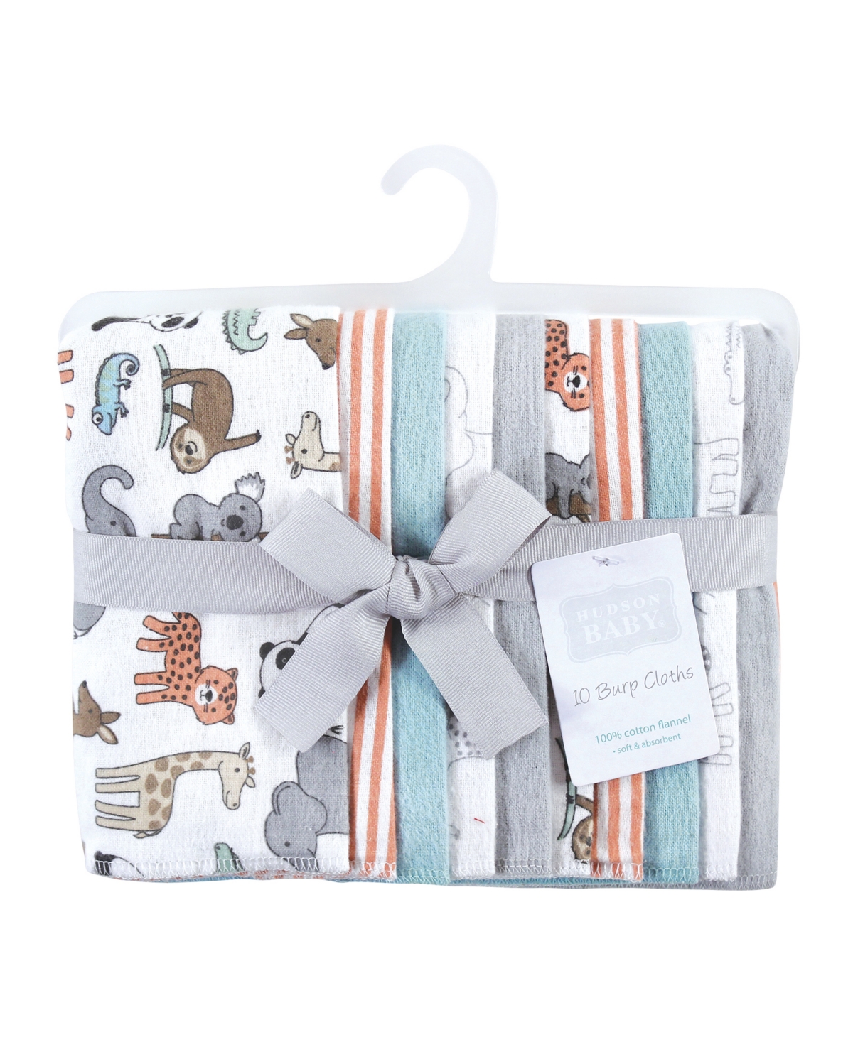 Hudson Baby Cotton Flannel Burp Cloths