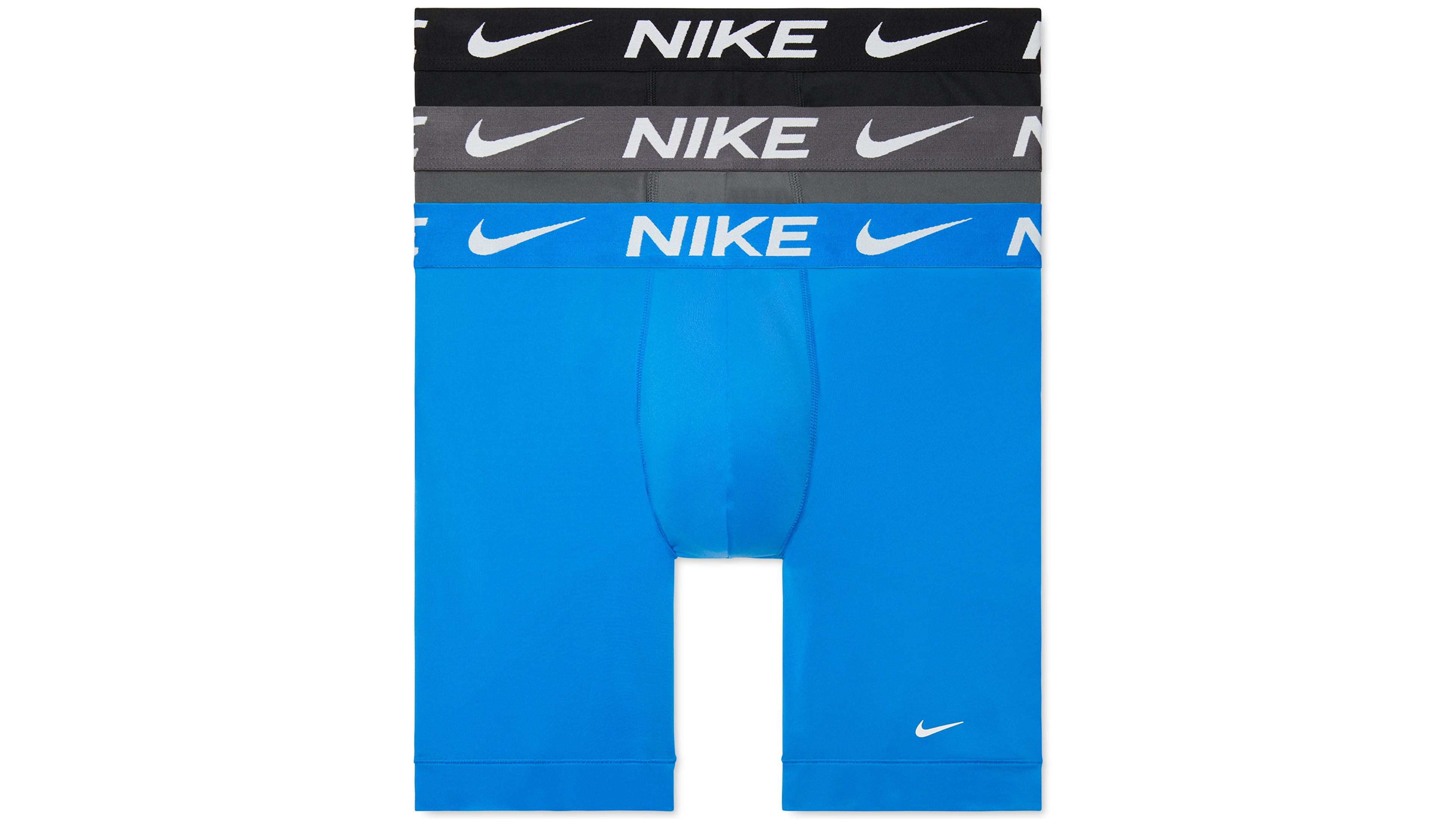 Nike Men's 3-Pack Dri-fit Essential Micro Long Boxer Briefs