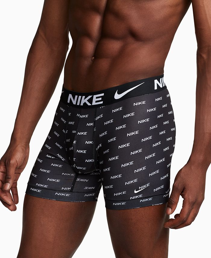 Nike Men`s Essential Micro Long Leg Boxer Briefs 3 Pack (Small,  Black(KE1026-001)/W) at  Men's Clothing store