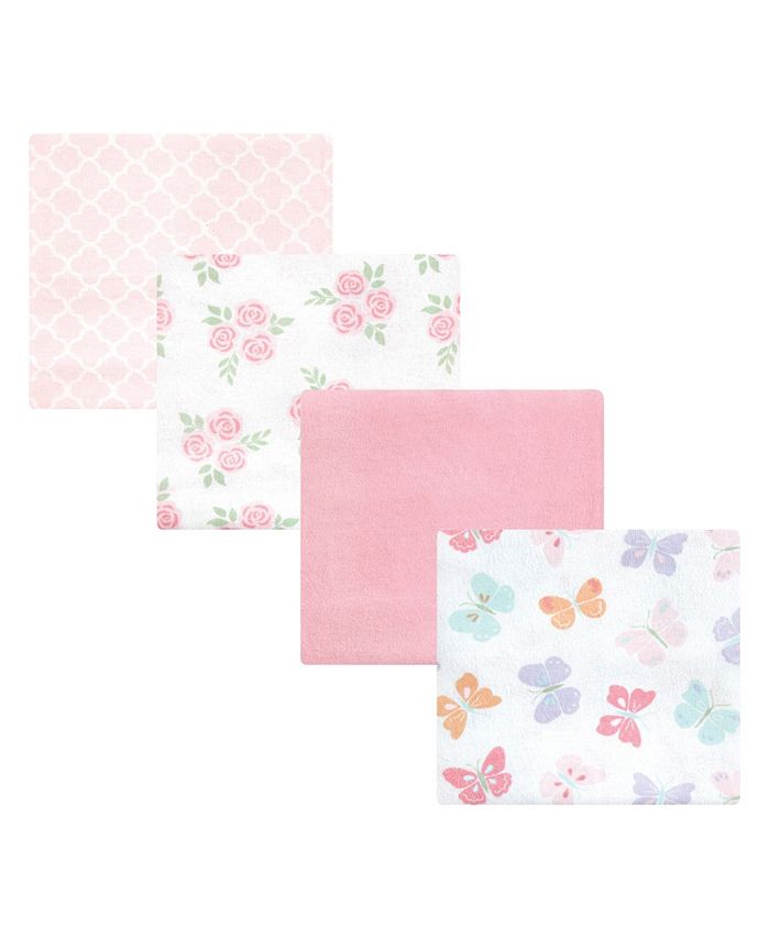 Hudson Baby Girls Receiving Blankets, Pack of 4 Macy's