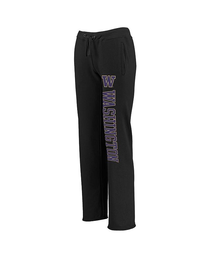 Fanatics Women s Black Washington Huskies Sideblocker Sweatpants