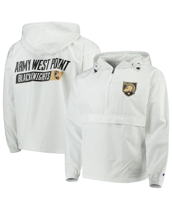 Champion Men s White Army Black Knights Tailgate Packable Half Zip