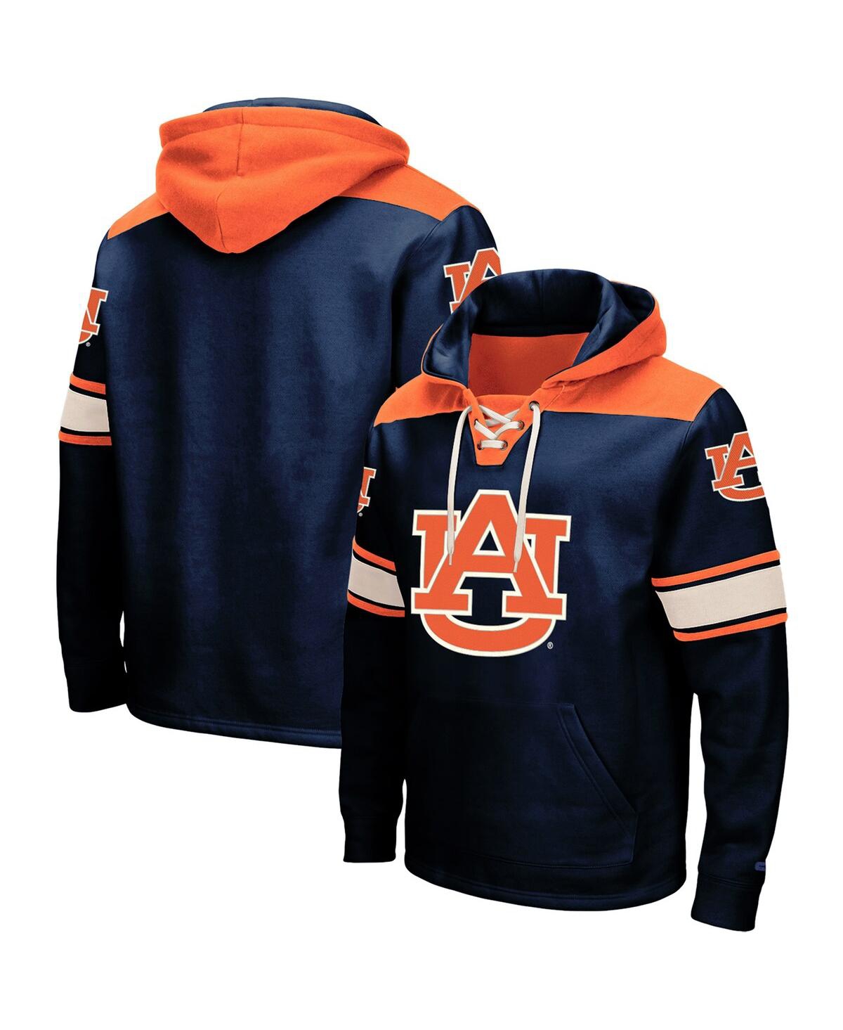 Colosseum Men's  Navy Auburn Tigers 2.0 Lace-up Hoodie In Navy