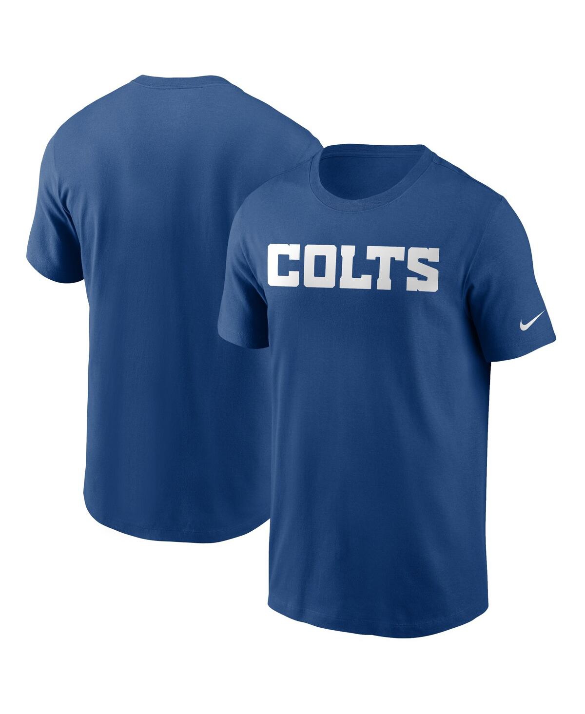 Men's NikeIndianapolis Colts Team Wordmark T-shirt - Royal