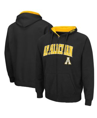 Men's Black Appalachian State Mountaineers Arch Logo 3.0 Full-Zip Hoodie