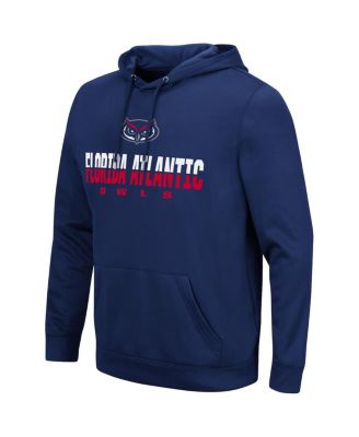 Men's Navy FAU Owls Lantern Pullover Hoodie