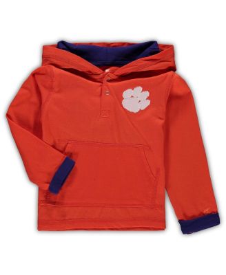 Toddler Boys Orange, Heather Gray Clemson Tigers Poppies Hoodie and Sweatpants Set