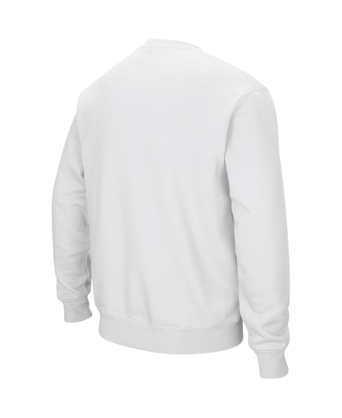 Colosseum Men's Iowa State Cyclones Arch & Logo Crew Neck Sweatshirt In Gold