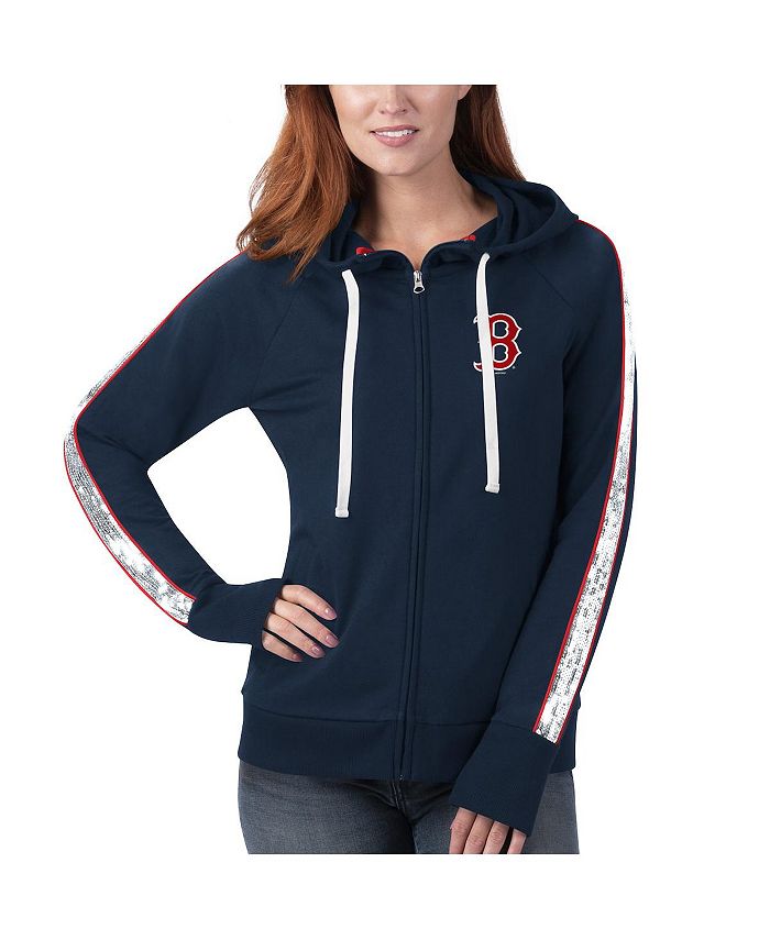 Women's G-III 4Her by Carl Banks Red Boston Sox City Graphic Pullover Hoodie Size: Small