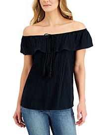 Women's Off-The-Shoulder Top, Created for Macy's