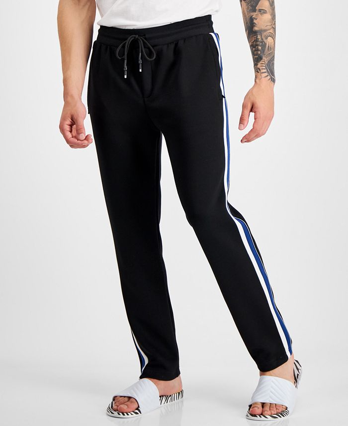 Karl Lagerfeld Paris Men's Side Stripe Track Pants, Created for Macy's ...