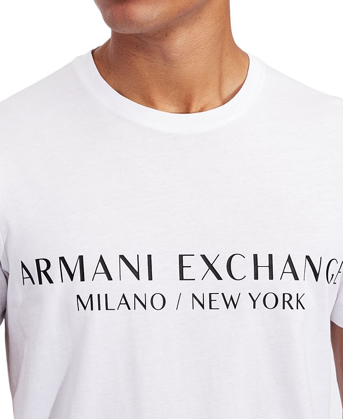 A|X Armani Exchange Men's Milano New York Logo Graphic T-Shirt - Macy's