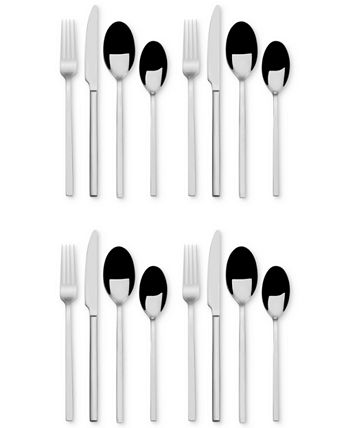 Towle - Living Forged Paros 16-Pc. Flatware Set, Service for 4