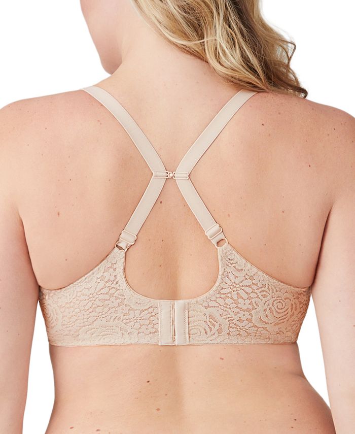 Wacoal Halo Lace Moulded Underwire Bra - Ivory - Curvy