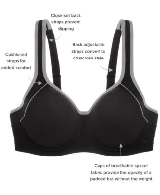 Women's Contrast Trim Contour Sport Bra 853302