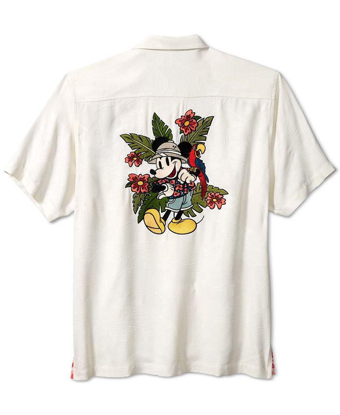 Disney Tommy Bahama Shirt for Men - Mickey and Friends - Red