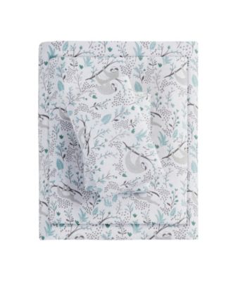 Novelty Printed Flannel 4-Pc. Sheet Set, Full