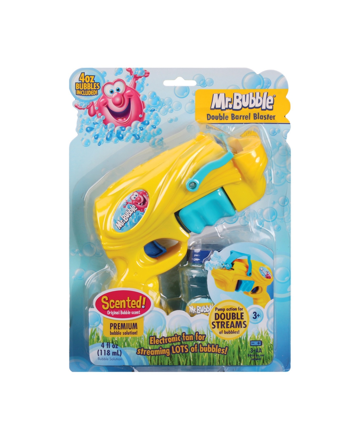 Kid Galaxy - Mr. Bubble Double Barrel Blaster In Multi